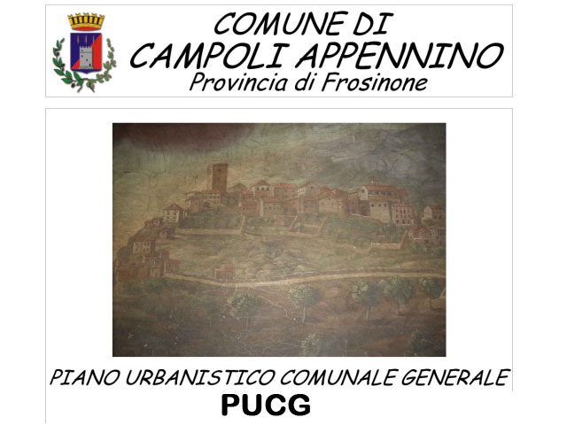 PUCG - Piano Urbanistico Comunale Generale