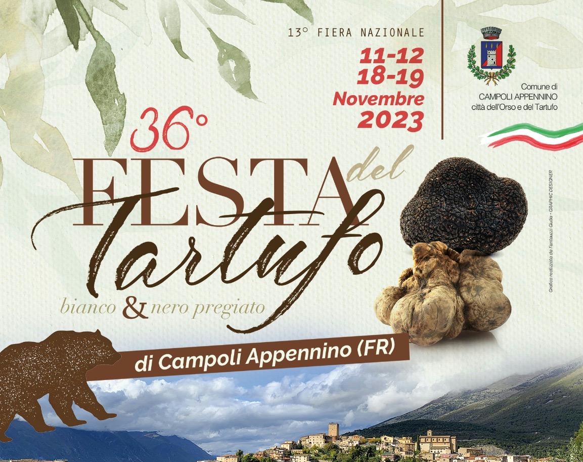 13 fiera nazionale 11-12 e 18-19 novembre 2023 - 36 Festa del Tartufo bianco e nero pregiato di Campoli Appennino