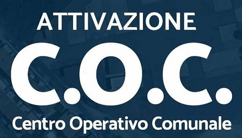 Attivazione del Centro Operativo Comunale (C.O.C.) e del gruppo comunale di protezione civile per�rischio criticit� idrogeologica per temporali arancione